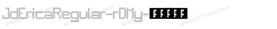 JdEricaRegular-rDMy字体转换