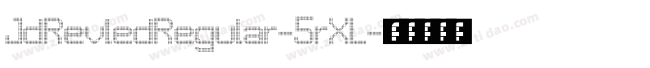 JdRevledRegular-5rXL字体转换