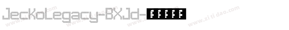 JeckoLegacy-BXJd字体转换