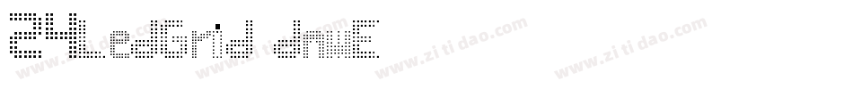 24LedGrid-dnwE字体转换