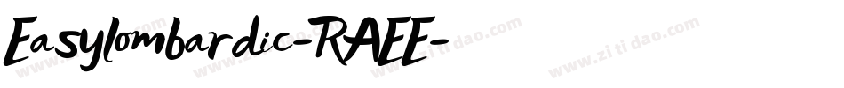 Easylombardic-RAEE字体转换