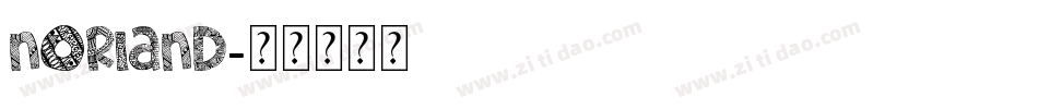 NORLAND字体转换