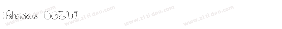 Fishalicious-DOZW字体转换