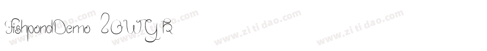 FishpondDemo-2OWYK字体转换