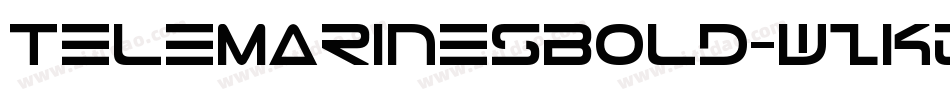 TeleMarinesBold-wzKZ字体转换