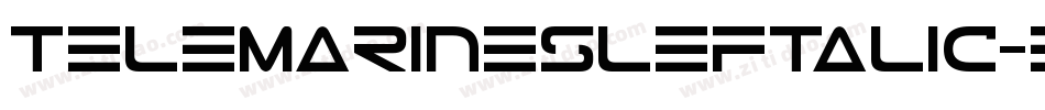 TeleMarinesLeftalic-ez6m字体转换