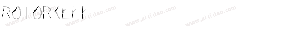 ROTORkeff字体转换