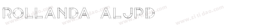 Rollanda-ALJpD字体转换