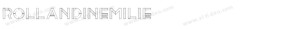 RollandinEmilie字体转换