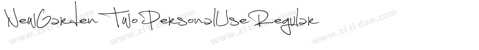 NewGardenTwoPersonalUseRegular-XpKK字体转换