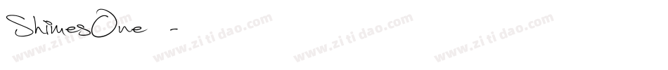 ShimesOne手机版字体转换