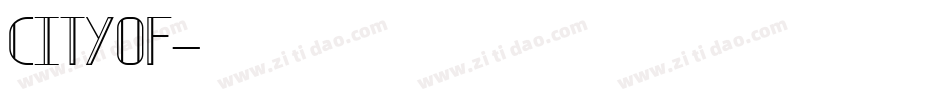 CITYOF字体转换