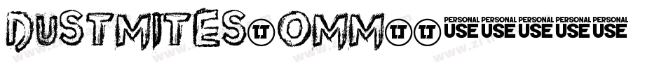 DustMites-OMM8字体转换