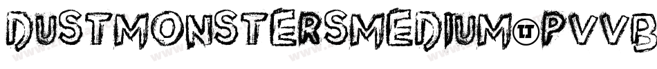 DustmonstersMedium-PVvB字体转换
