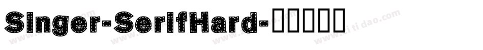 Singer-SerifHard字体转换