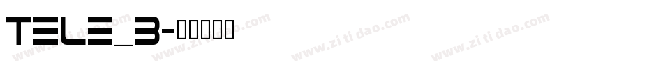 Tele_b字体转换