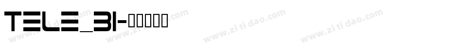 Tele_bi字体转换