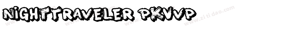 NightTraveler-PKVvP字体转换