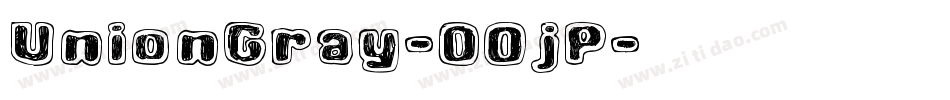 UnionGray-O0jP字体转换