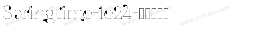 Springtime-1e24字体转换