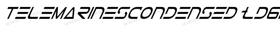 TeleMarinesCondensed-Ld6W字体转换 TeleMarinesCondensed-Ld6W字体转换