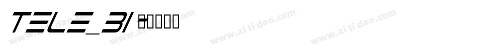 Tele_bi字体转换