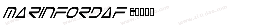 marinfordaf字体转换