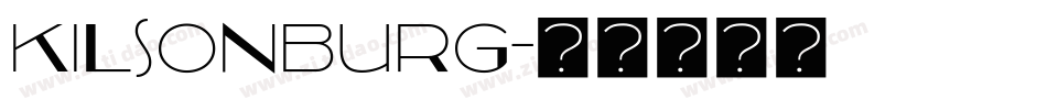 kilsonburg字体转换