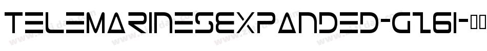 TeleMarinesExpanded-gz61字体转换