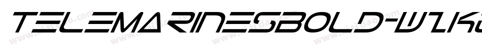 TeleMarinesBold-wzKZ字体转换