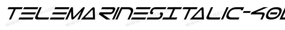 TeleMarinesItalic-4Owp字体转换
