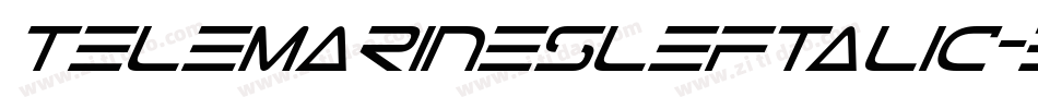 TeleMarinesLeftalic-ez6m字体转换