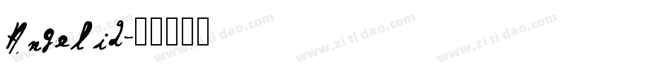 Angeli2字体转换