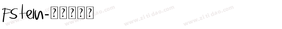 FStein字体转换