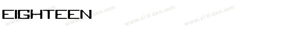Eighteen字体转换
