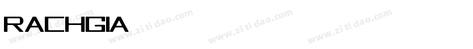 RACHGIA字体转换