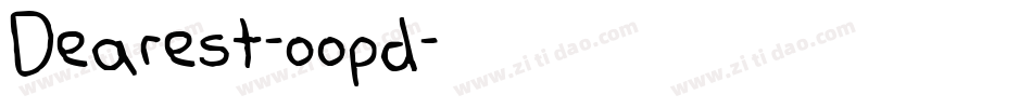 Dearest-oopd字体转换