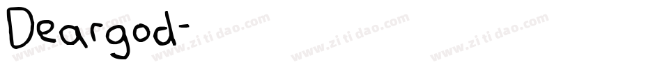 Deargod字体转换