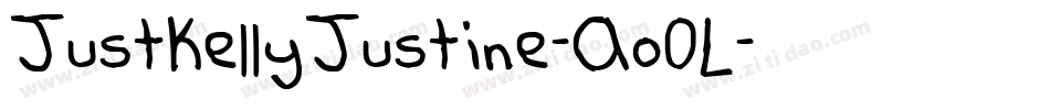 JustKellyJustine-Ao0L字体转换