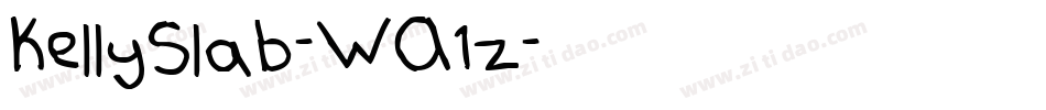 KellySlab-WA1z字体转换