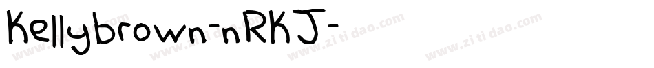 Kellybrown-nRKJ字体转换