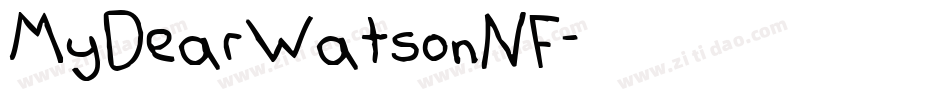 MyDearWatsonNF字体转换