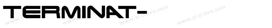 TERMINAT字体转换