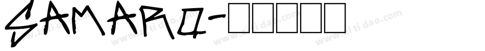 SAMARO字体转换