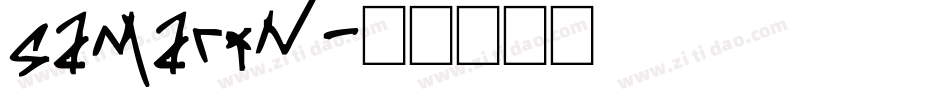 samarin字体转换