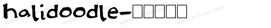 halidoodle字体转换