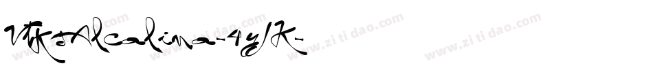 VtksAlcalina-4yJK字体转换
