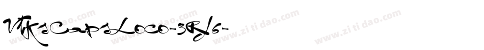 VtksCapsLoco-3RJ6字体转换