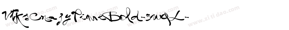 VtksCrazyTimeBold-3wqL字体转换