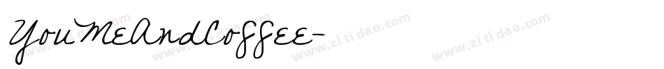 YouMeAndCoffee字体转换